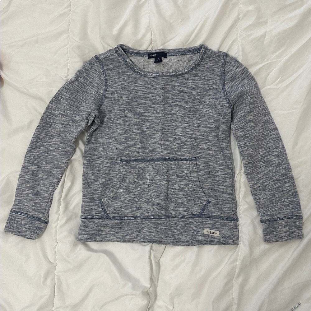 GAP Kids Blue-Gray Crew Neck Sweater